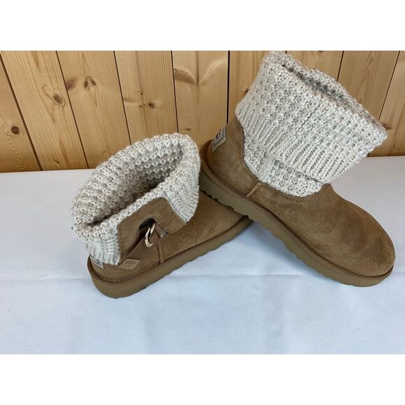 Ugg Classic Solene Mini Boot- Brown, Women's Size 9 - Picture 1 of 9